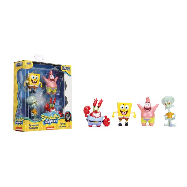 Metalfigs - Spongebob Schwammkopf 4er-Pack