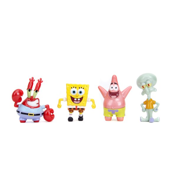 Metalfigs - Spongebob Schwammkopf 4er-Pack