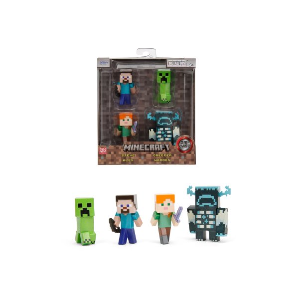 Metalfigs - Minecraft 4er-Pack