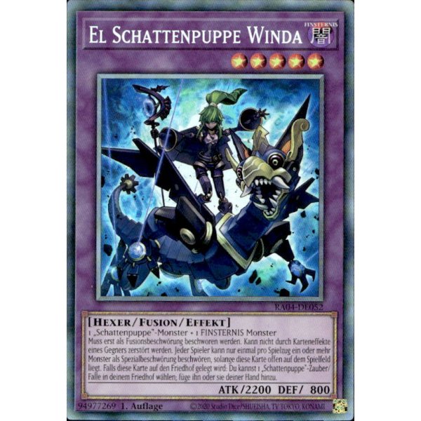 El Schattenpuppe Winda RA04-DE052 (Collectors Rare)