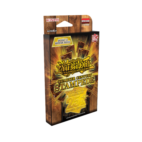 Quarter Century Stampede 3 Booster Pack Tuckbox (deutsch)