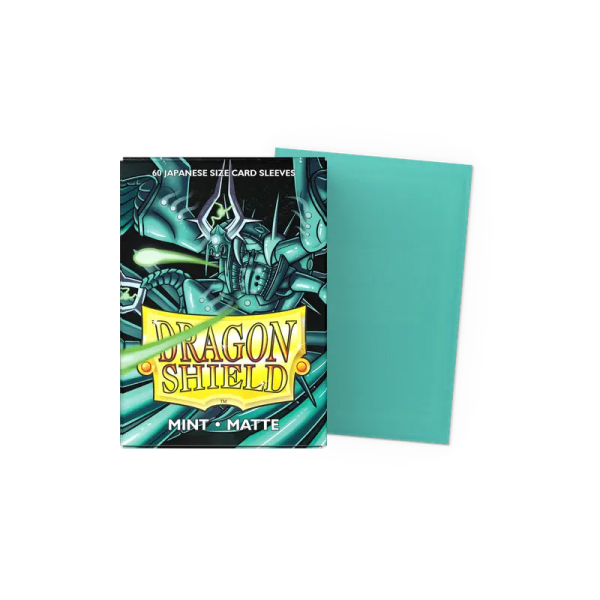 Dragon Shield Japanese Size Sleeves - Mint (60 Matte Kartenh&uuml;llen)