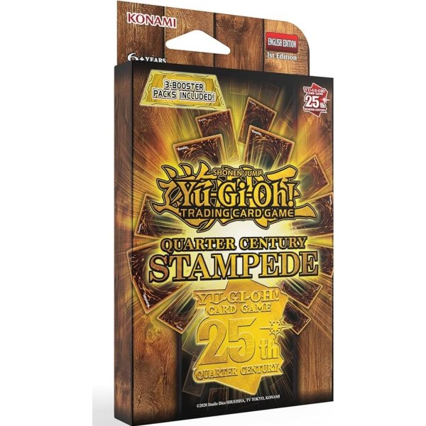 Quarter Century Stampede 3 Booster Pack Tuckbox - englisch