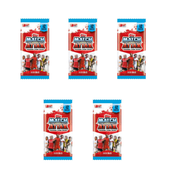 5x Topps Match Attax Bundesliga 2024/2025 - Booster