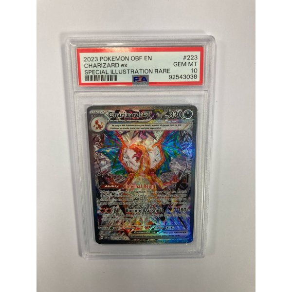 2023 POKEMON OBF EN CHARIZARD ex SPECIAL ILLUSTRATION RARE PSA 10