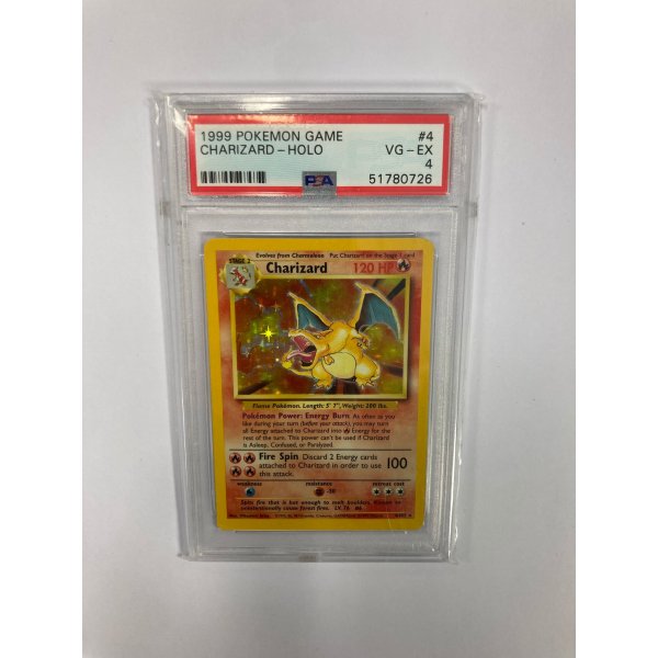 1999 POKEMON GAME CHARIZARD - HOLO PSA 4
