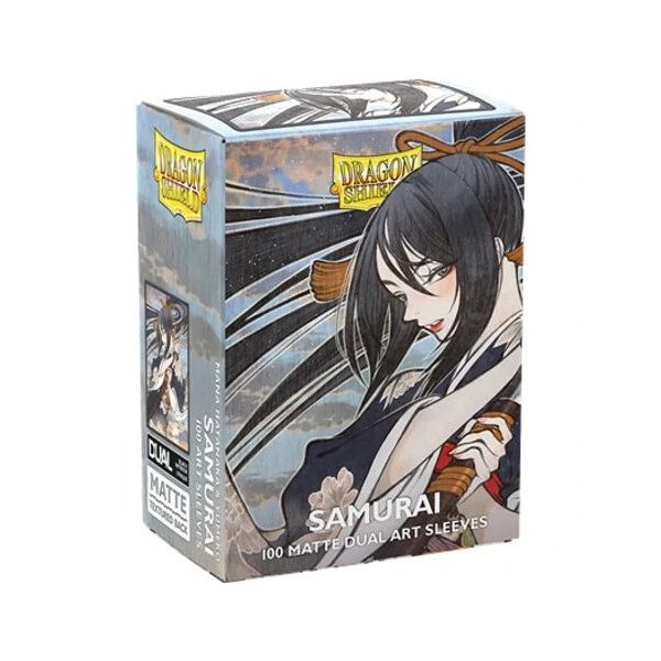 Dragon Shield Matte Dual Art Sleeves - Samurai (100 Kartenh&uuml;llen)