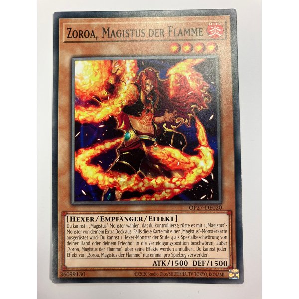 Zoroa, Magistus der Flamme