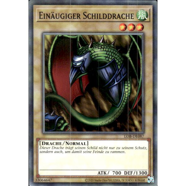 Ein&auml;ugiger Schilddrache