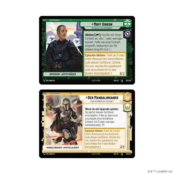 Star Wars: Unlimited - Schatten der Galaxis Zwei-Spieler-Starter (deutsch) B-Ware