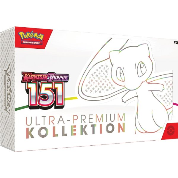 Karmesin &amp; Purpur Pokemon 151 Ultra Premium Kollektion Mew (deutsch) B-Ware
