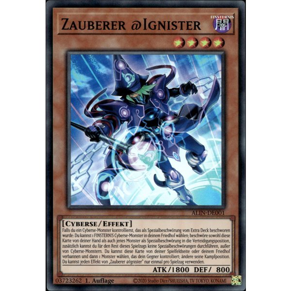 Zauberer @Ignister ALIN-DE001 (Super Rare)