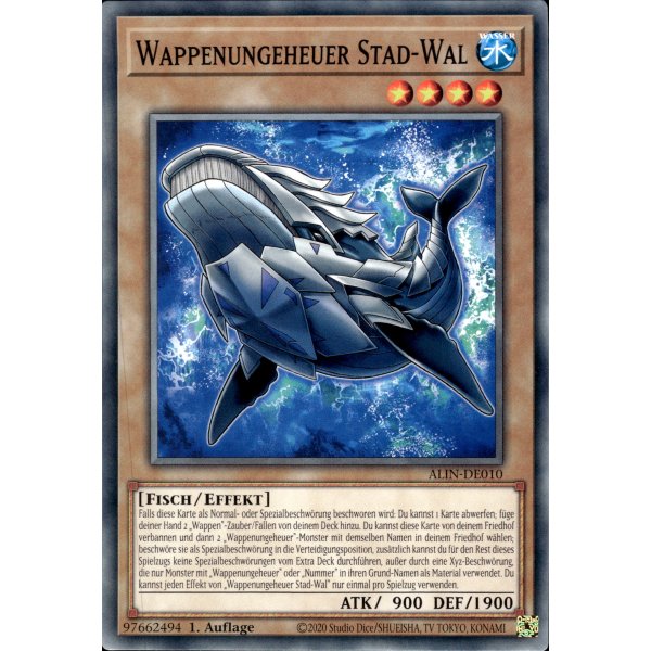 Wappenungeheuer Stad-Wal ALIN-DE010