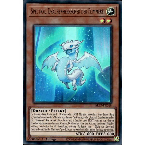 Spectral, Drachenherrscher der Flimmerei ALIN-DE018 (Ultra Rare)