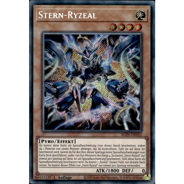 Stern-Ryzeal ALIN-DE022 (Secret Rare)