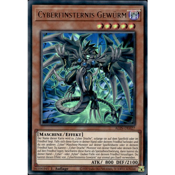 Cyberfinsternis Gew&uuml;rm ALIN-DE027 (Ultra Rare)