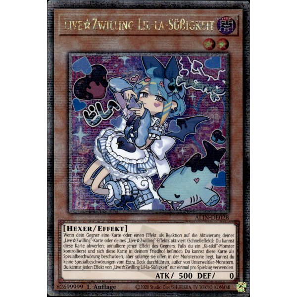 Live?Zwilling Lil-la-S&uuml;&szlig;igkeit ALIN-DE028 (Quarter Century Secret Rare)