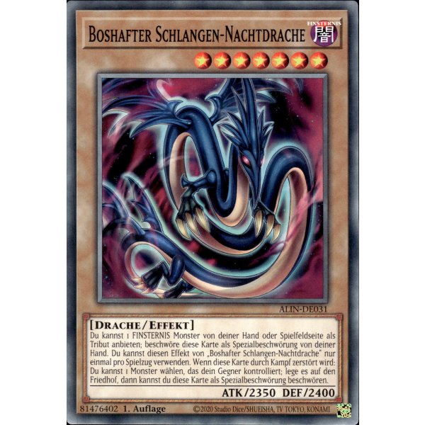 Boshafter Schlangen-Nachtdrache ALIN-DE031