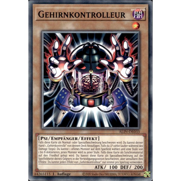 Gehirnkontrolleur ALIN-DE033