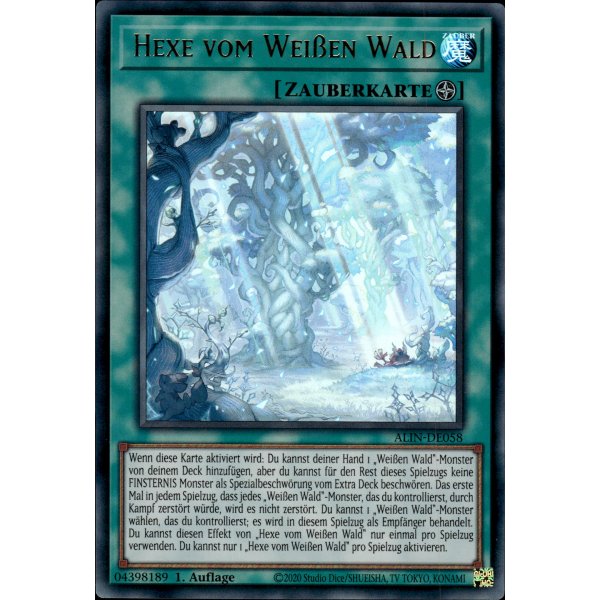 Hexe vom Wei&szlig;en Wald ALIN-DE058 (Ultra Rare)