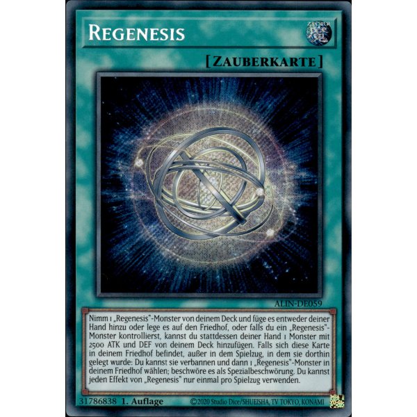 Regenesis ALIN-DE059 (Secret Rare)