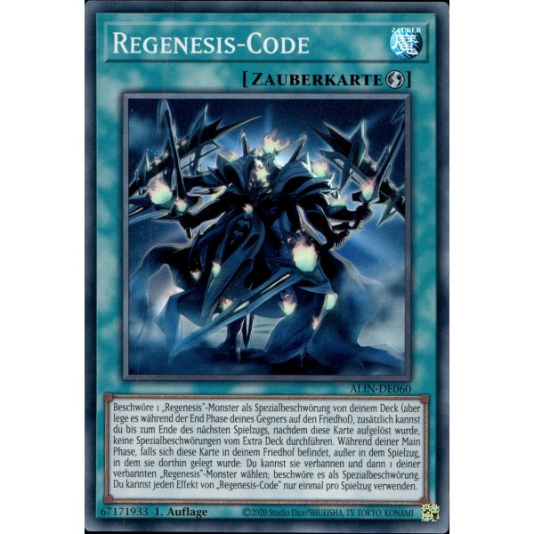 Regenesis-Code ALIN-DE060 (Super Rare)