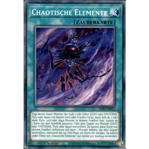 Chaotische Elemente ALIN-DE067