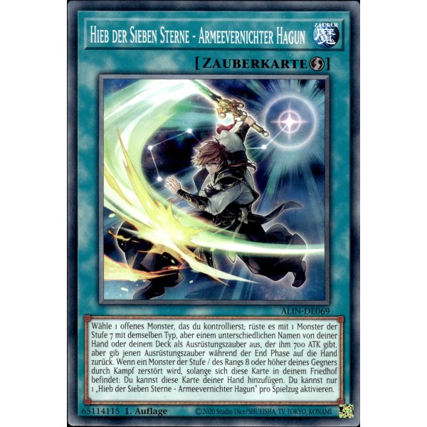 Hieb der Sieben Sterne - Armeevernichter Hagun ALIN-DE069