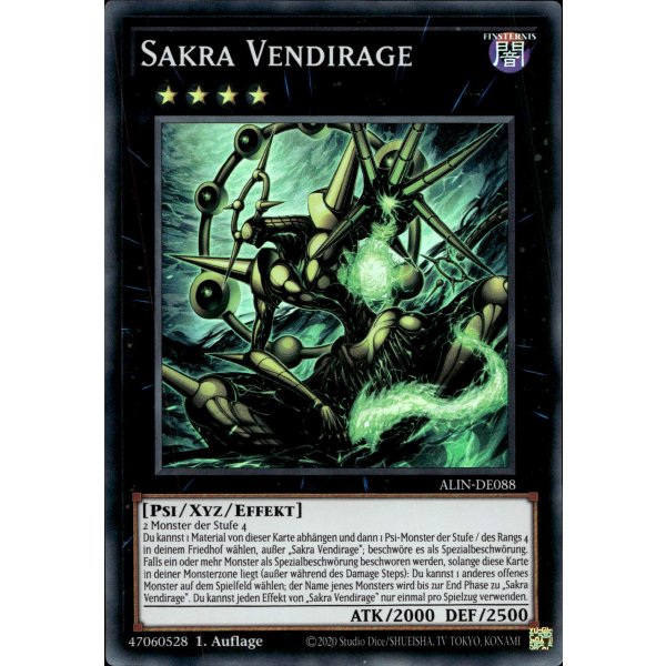 Sakra Vendirage ALIN-DE088 (Super Rare)