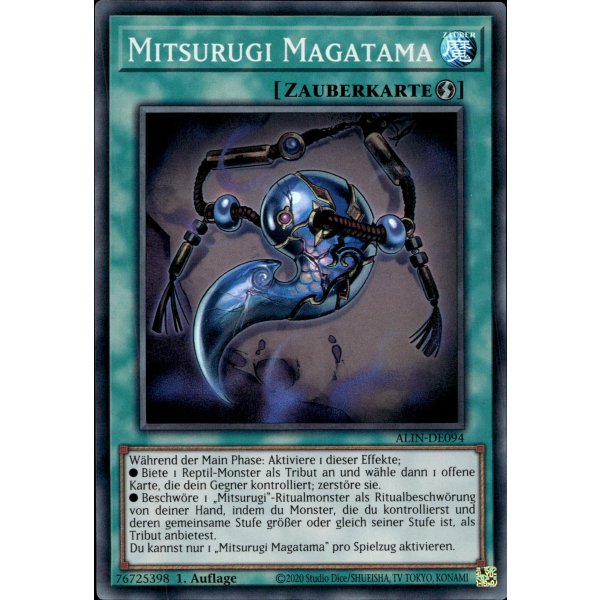 Mitsurugi Magatama ALIN-DE094 (Super Rare)