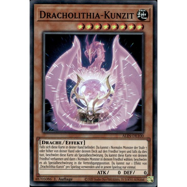 Dracholithia-Kunzit ALIN-DE100 (Super Rare)