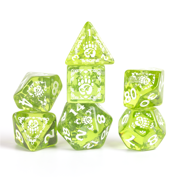 Dungeons &amp; Dragons Adventure Dice Druid Green