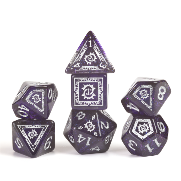 Dungeons &amp; Dragons Adventure Dice Warlock Purple