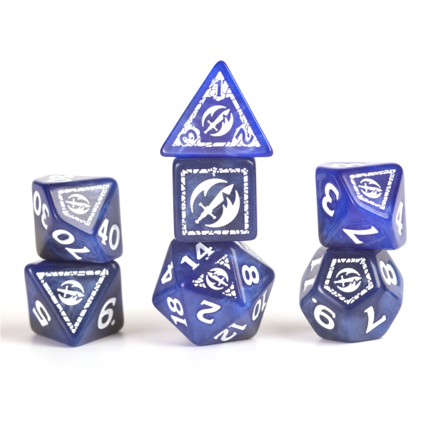 Dungeons &amp; Dragons Adventure Dice Fighter Blue
