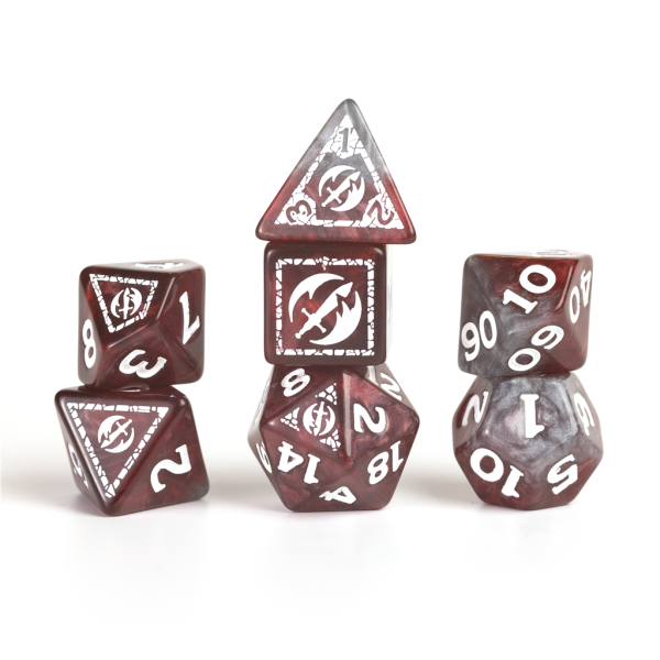 Dungeons &amp; Dragons Adventure Dice Fighter Red
