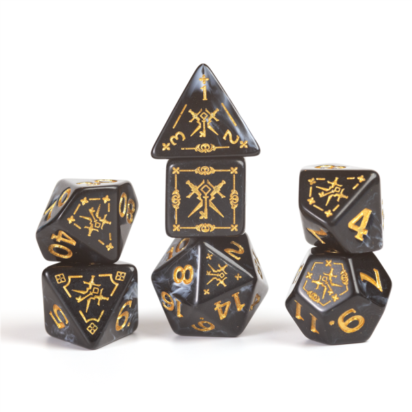 Dungeons &amp; Dragons Adventure Dice Rogue Black