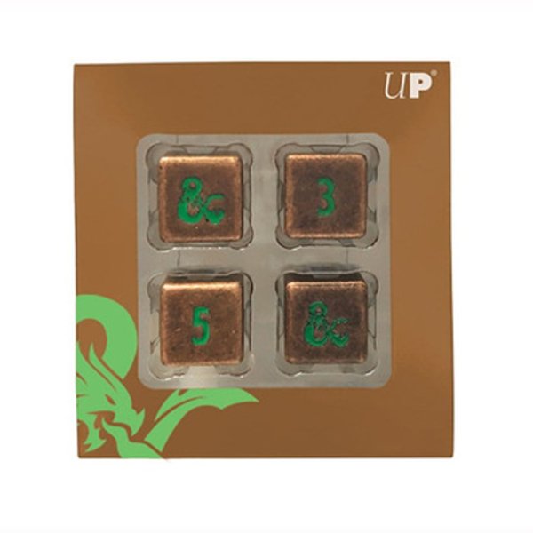 Heavy Metal Fall 21 Copper and Green D6 Dice Set for Dungeons &amp; Dragons von Ultra Pro