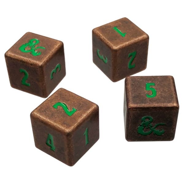 Heavy Metal Fall 21 Copper and Green D6 Dice Set for Dungeons &amp; Dragons von Ultra Pro