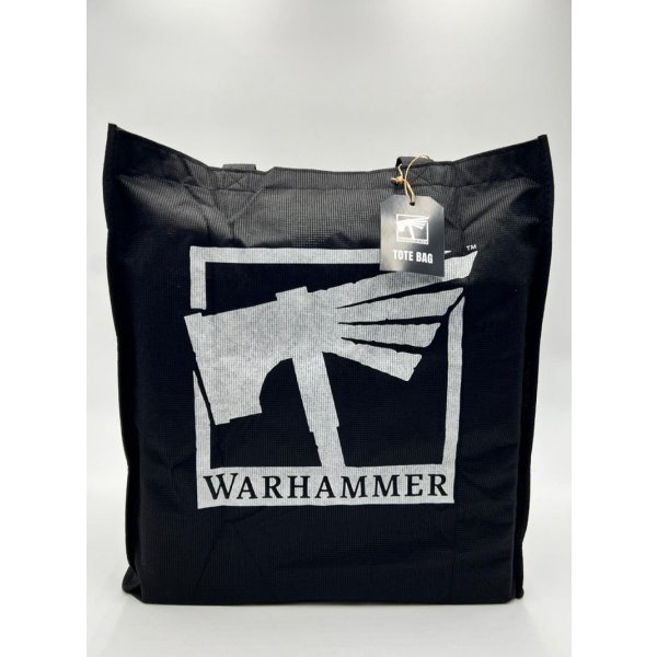 Warhammer Tote Bag - Tragetasche Schwarz mit Logo