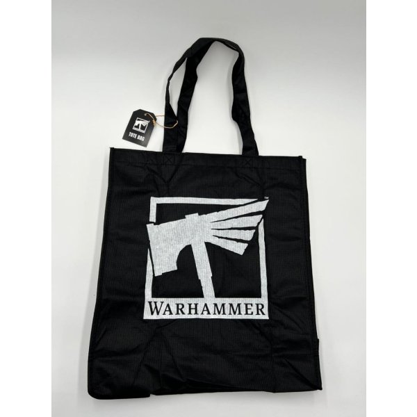 Warhammer Tote Bag - Tragetasche Schwarz mit Logo