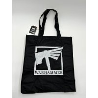 Warhammer Tote Bag - Tragetasche Schwarz mit Logo