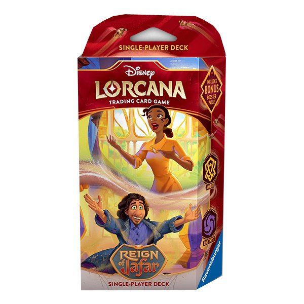 Disney Lorcana: Reign of Jafar - Starter Deck Amethyst and Amber (englisch)