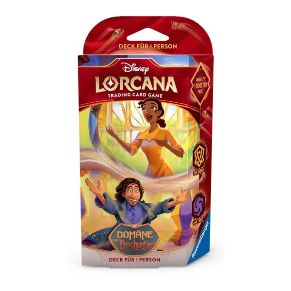 Disney Lorcana: Dom&auml;ne von Dschafar - Starter Deck Amethyst und Bernstein (deutsch)
