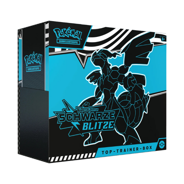 Karmesin &amp; Purpur Schwarze Blitze Top Trainer Box (deutsch)