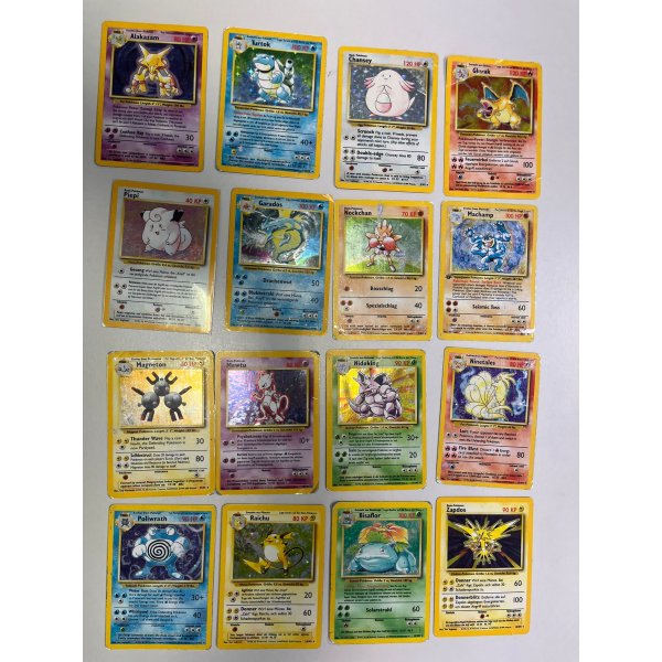 Pokemon Basis Set komplett Deutsch 102/102