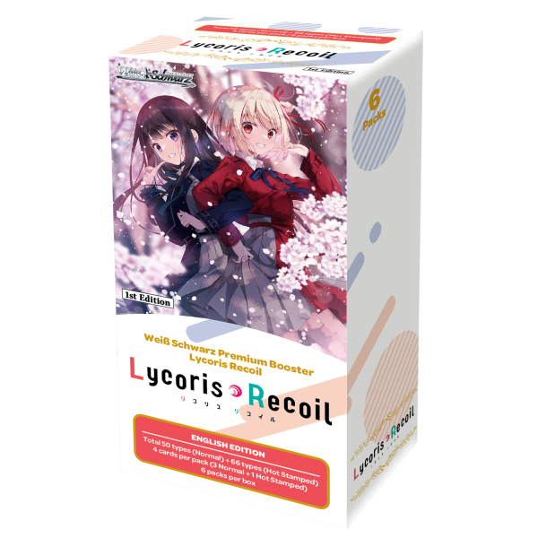 Wei&szlig; Schwarz - Lycoris Recoil Premium Booster Display (englisch)