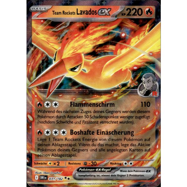 Team Rockets Lavados-ex 031/182