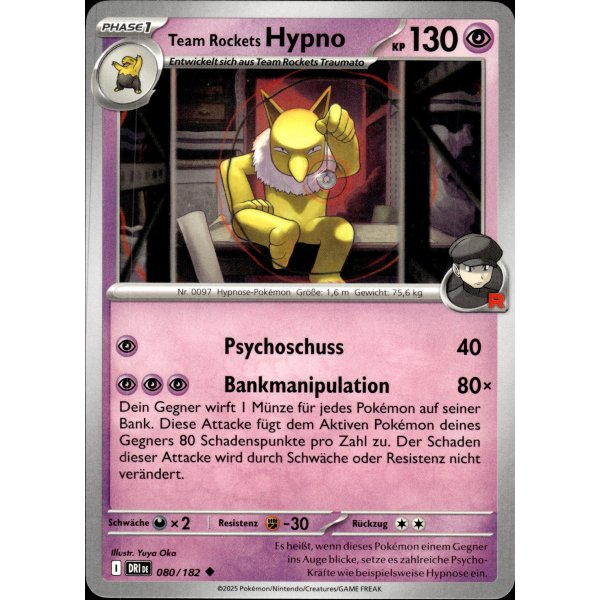 Team Rockets Hypno 080/182