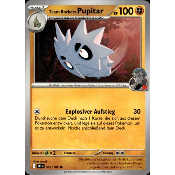 Team Rockets Pupitar 095/182