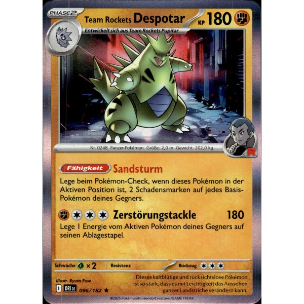 Team Rockets Despotar 096/182 Holo